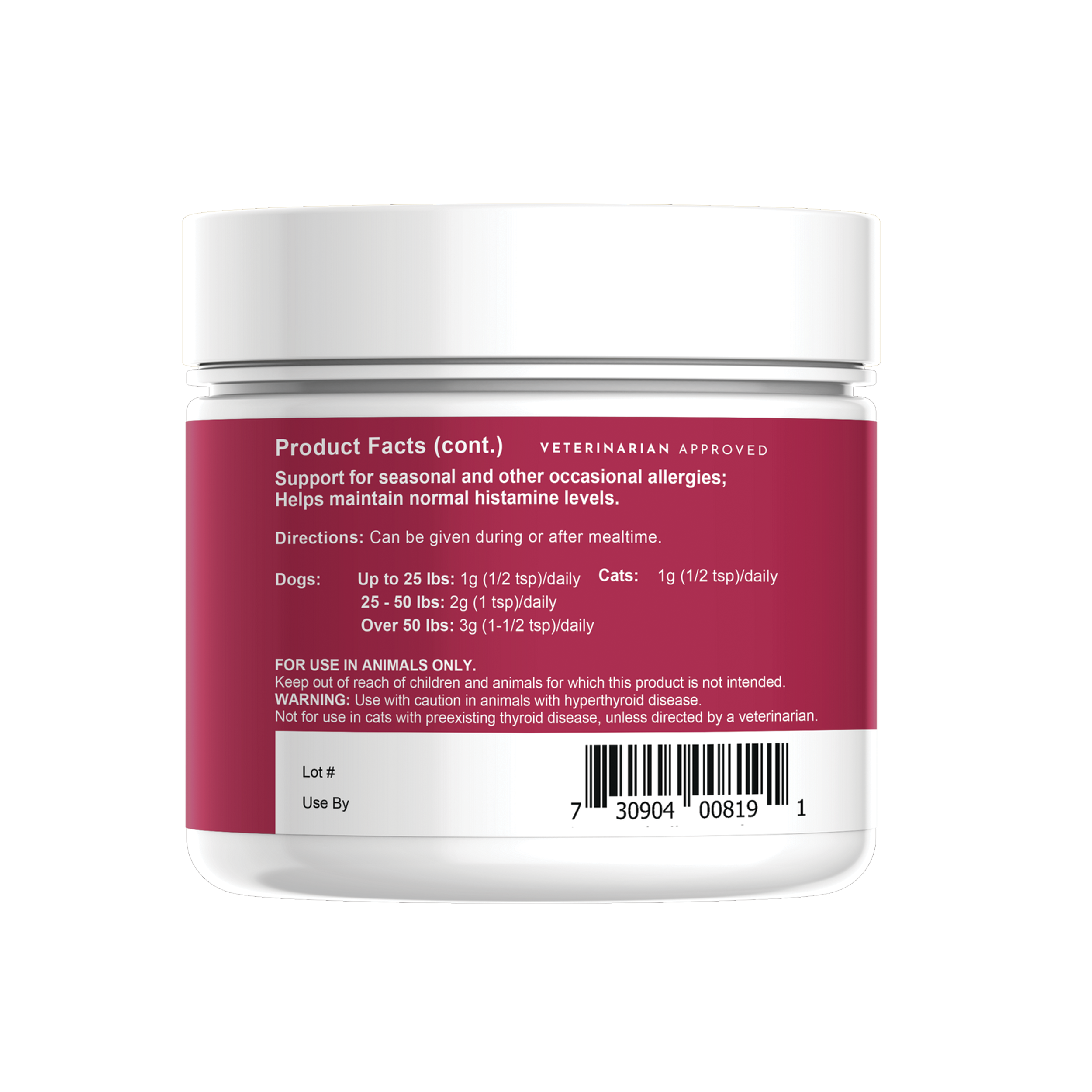 Seasonal Allergy Powder + Quercetin | Allergy Support