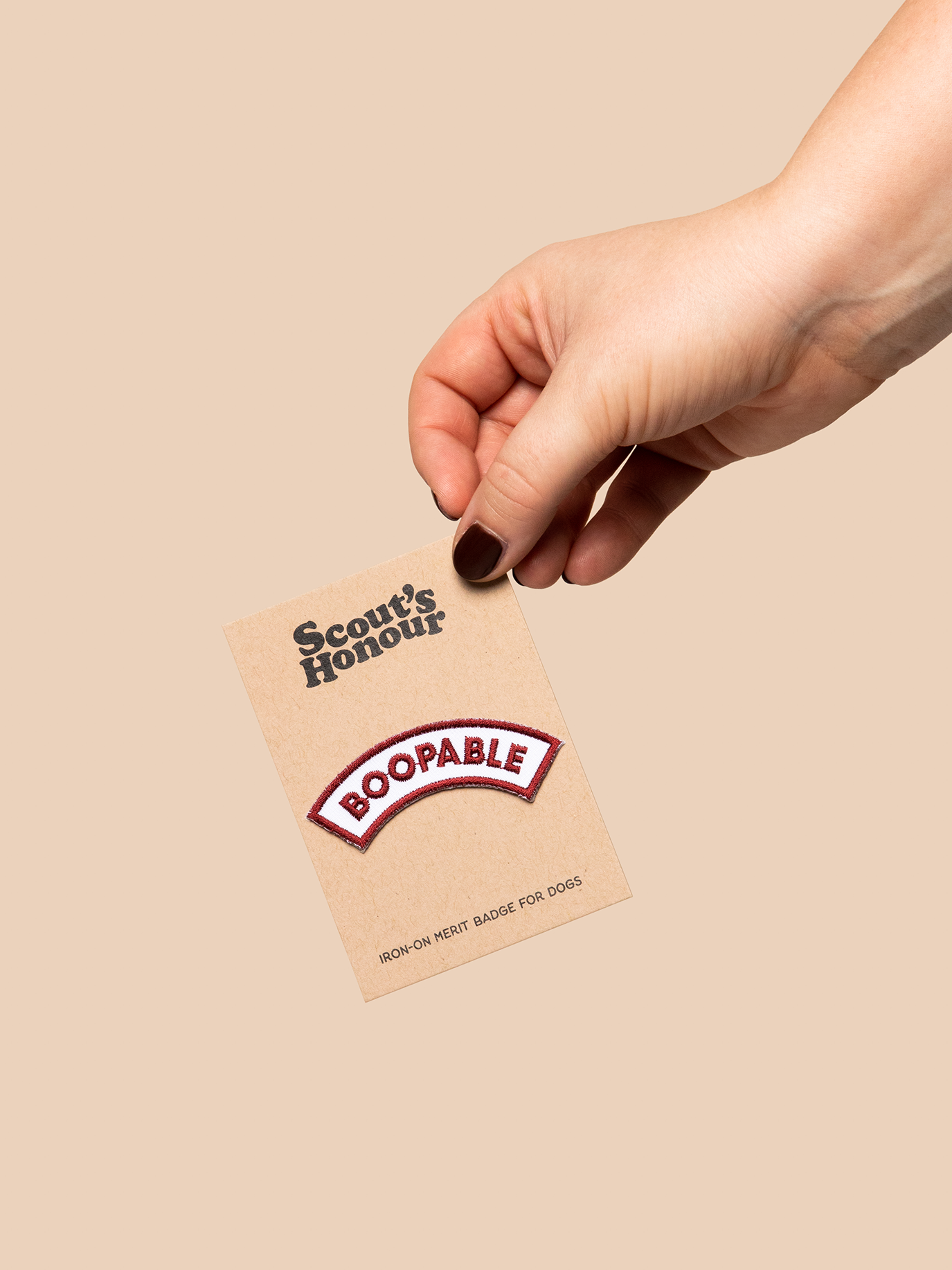 Boopable (iron-on patch)