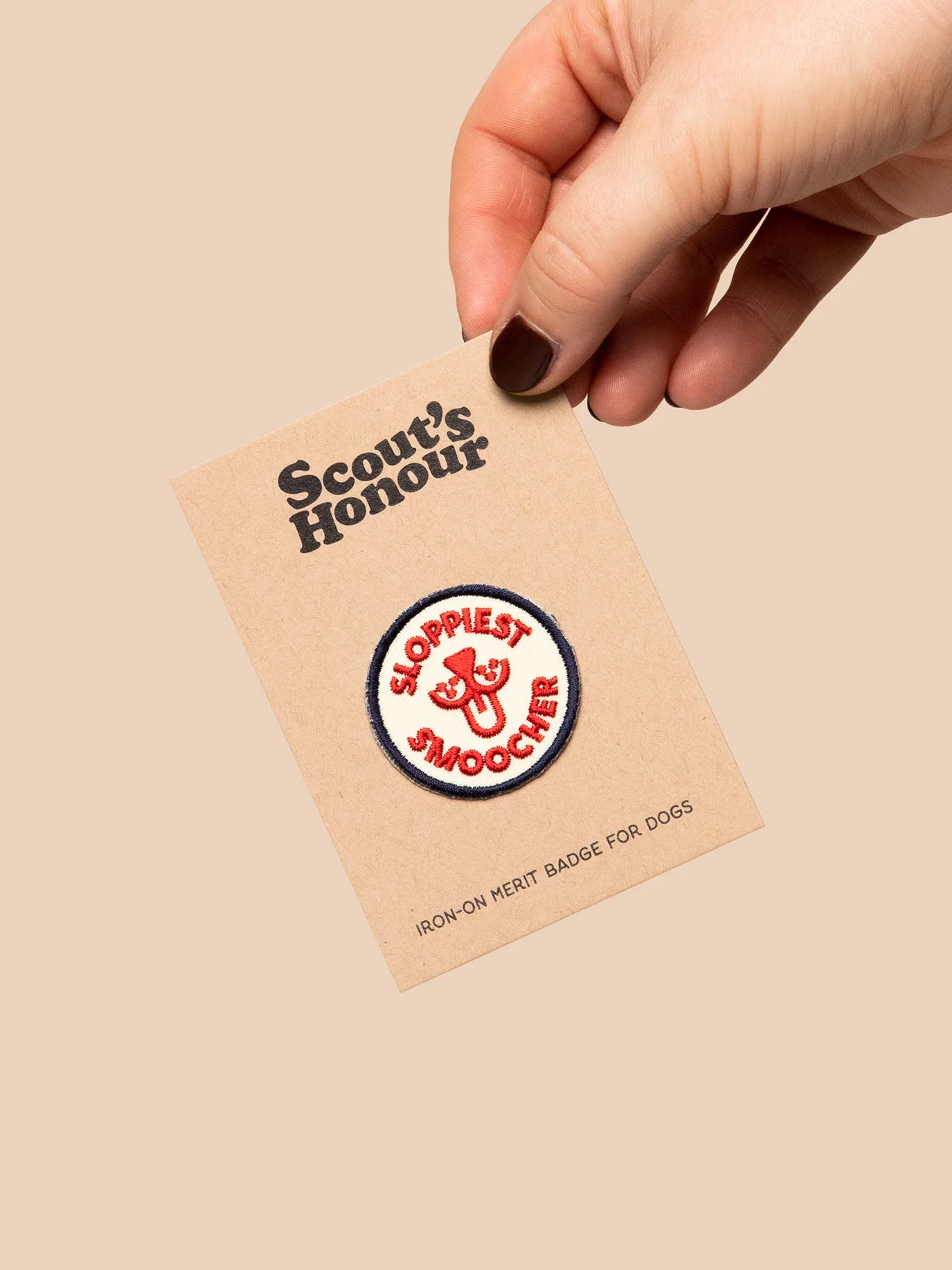 Sloppiest Smoocher (iron-on patch)